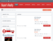 Tablet Screenshot of buyersellsidney.com